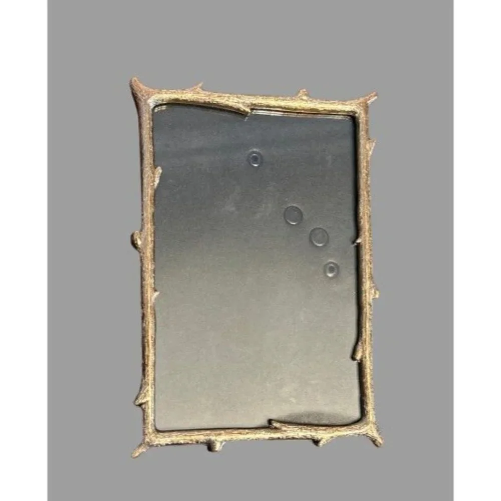 Lawrence France Easel Hanging Metal Frame for Photos/Pictures Gold Tone 6